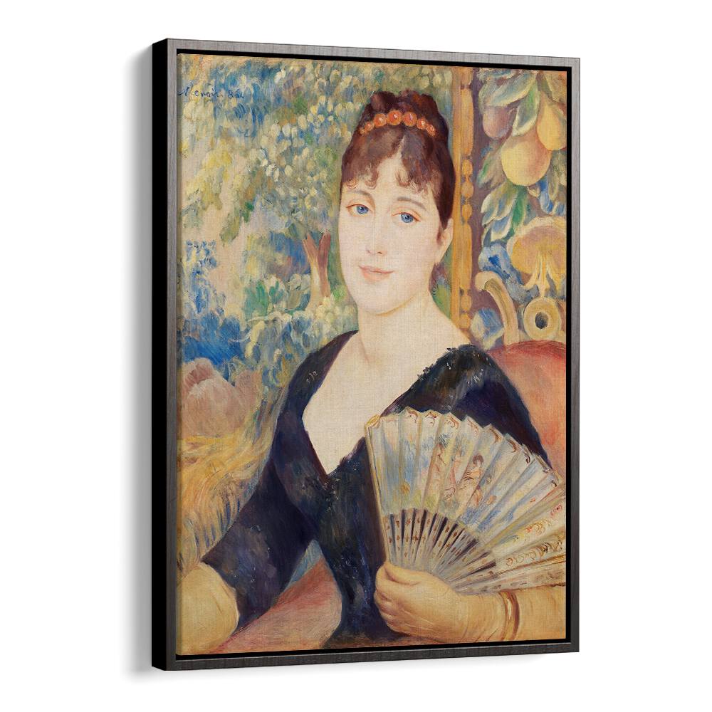 WOMAN WITH FAN : FEMME À L'ÉVENTAIL (1886) , VINTAGE PAINTINGS