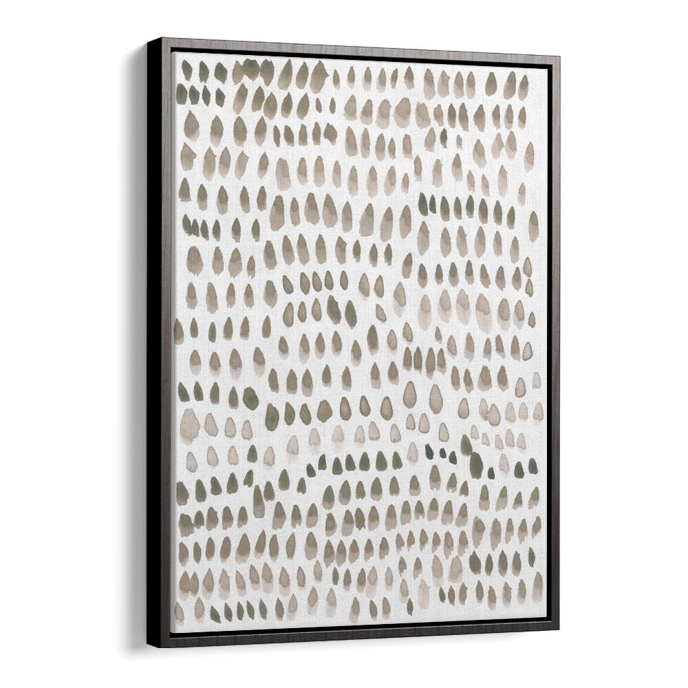 PAINTED DOTS LIGHT BROWN , ABSTRACT PAINTINGS