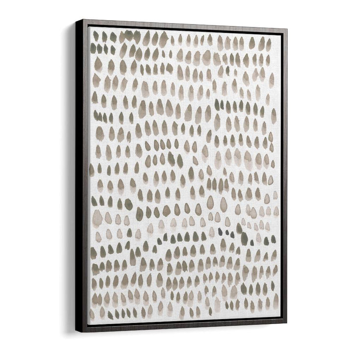 PAINTED DOTS LIGHT BROWN , ABSTRACT PAINTINGS