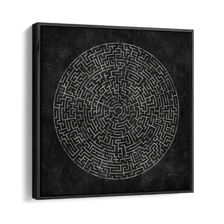 SAND DUNE SYMPHONY II, GEOMETRIC ART PRINTS showcase a striking maze design for a modern aesthetic in any space.