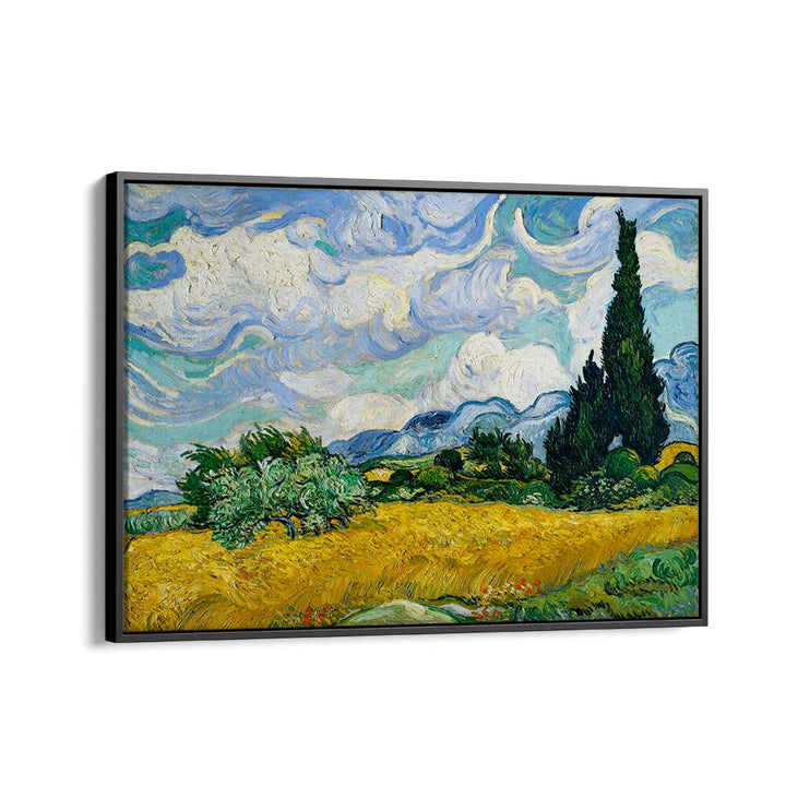 VINCENT VAN GOGH'S WHEAT FIELD WITH CYPRESSES (1889),  VINTAGE PAINTINGS