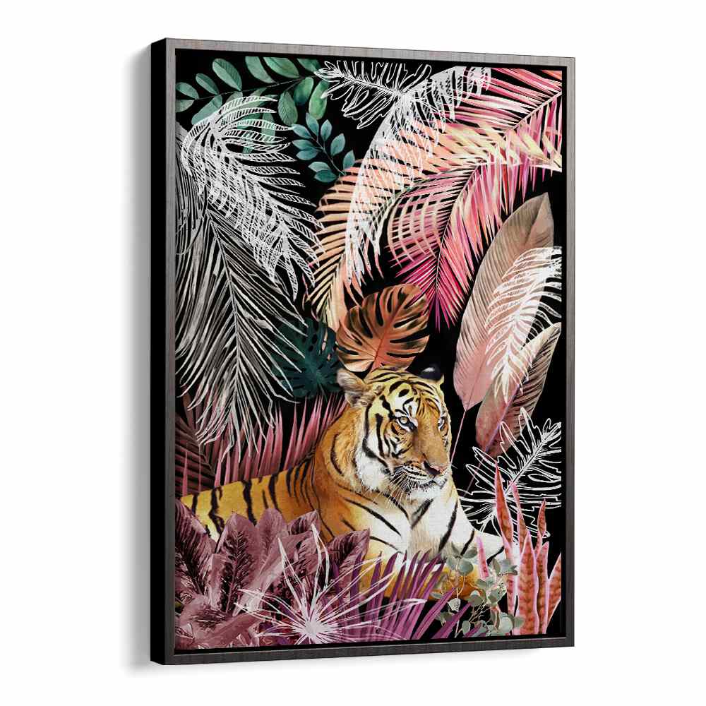 JUNGLE TIGER I , WILDLIFE PAINTINGS