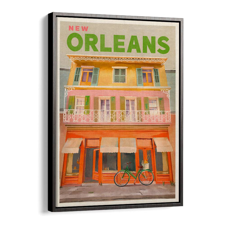 Explore the charm of New Orleans with stunning NEW ORLEANS LOUISIANA, TRAVEL POSTERS featuring vibrant architecture.