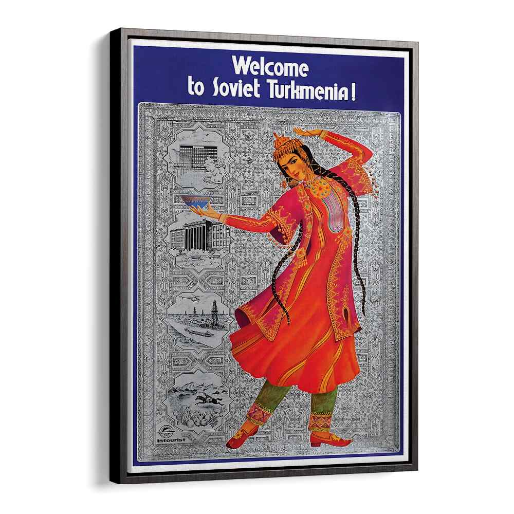 TURKMENIA , VINTAGE TRAVEL POSTERS