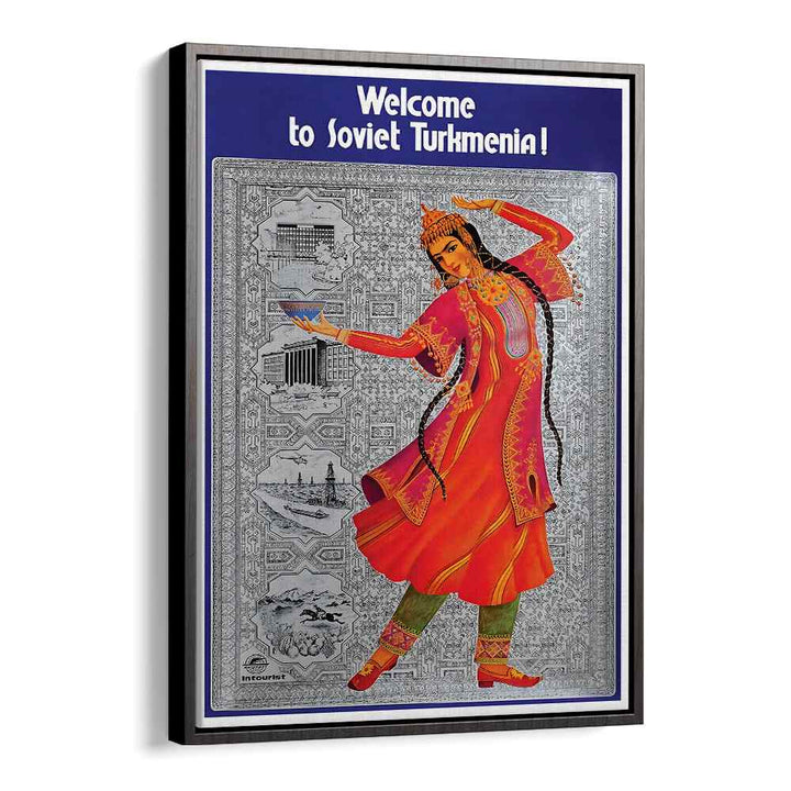 TURKMENIA , VINTAGE TRAVEL POSTERS