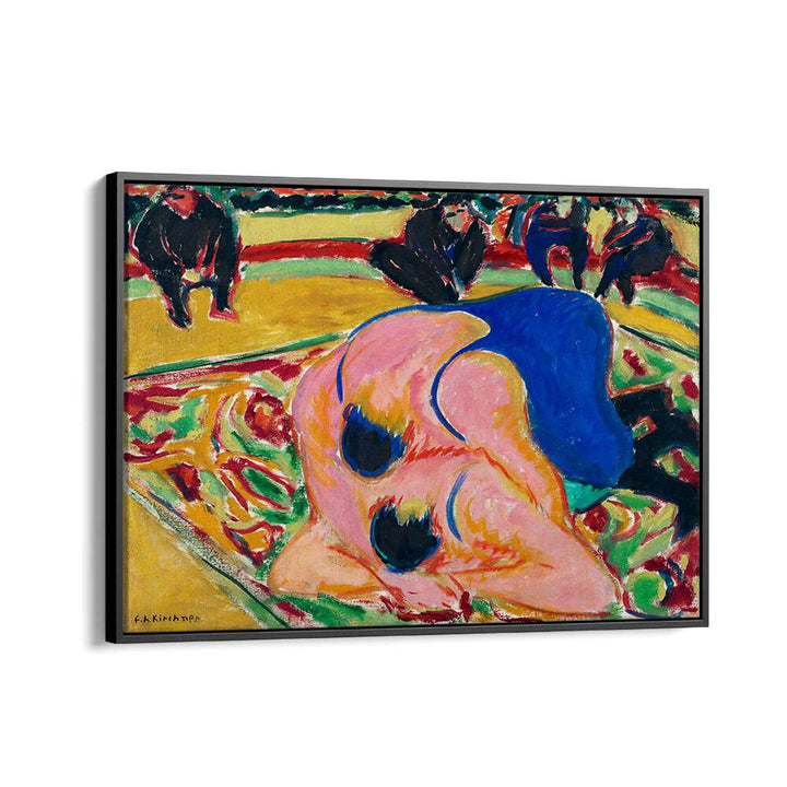 WRESTLERS IN A CIRCUS (1909)  , VINTAGE PAINTINGS