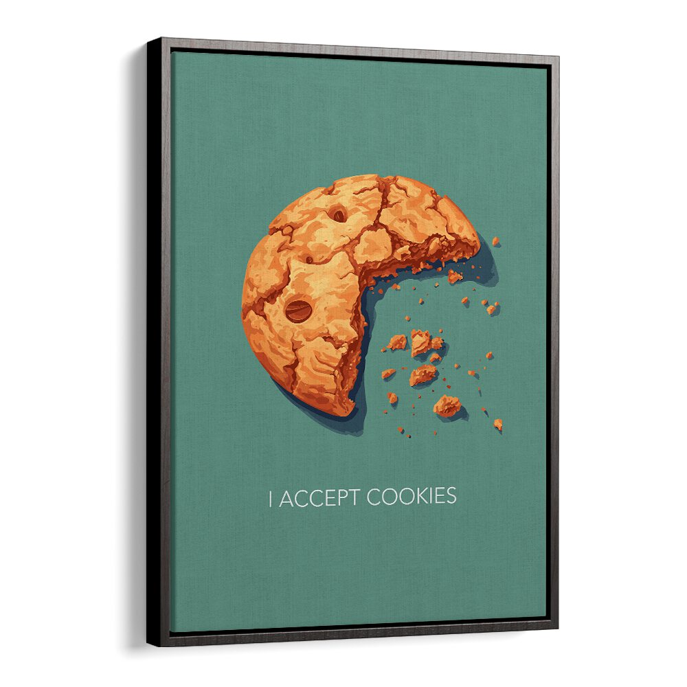 I ACCEPT COOKIES BY ANDREAS MAGNUSSON,  CAFE ART PRINTS , CAFE POSTERS