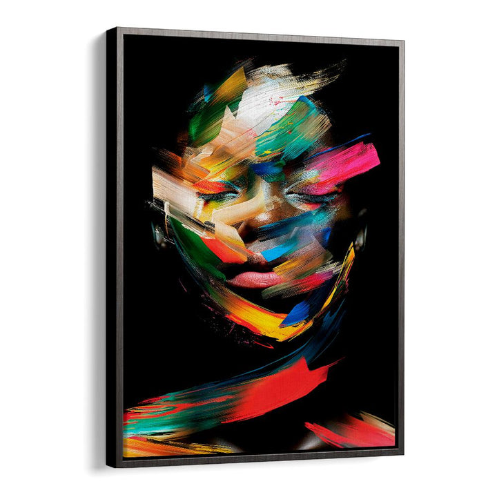Vibrant FACELESS VI, ABSTRACT PAINTINGS by Philippe HUGONNARD, showcasing bold colors and unique artistic expression.
