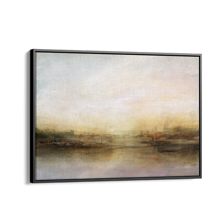 Stunning EVENING RIVER, ABSTRACT PAINTINGS evoke tranquility, perfect for enhancing your living space's elegance.