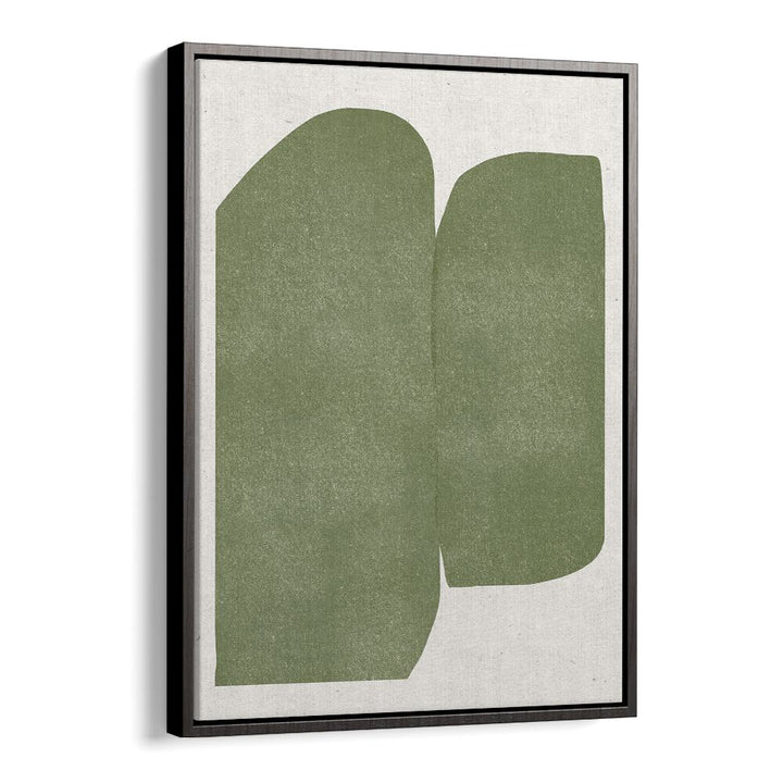 GREEN PAPER CUT MODERN , ABSTRACT PAINTINGS
