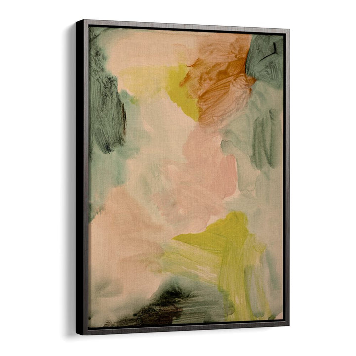 Colorful abstract painting titled "UNDER THE TREES, ABSTRACT PAINTINGS," perfect for modern home decor.