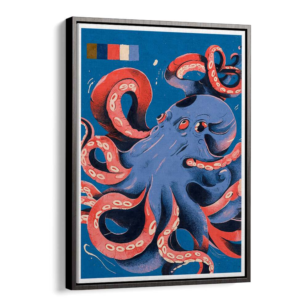 Vibrant OCTOPUS, BEACH PAINTINGS showcasing marine charm and soothing colors for a captivating home decor accent.