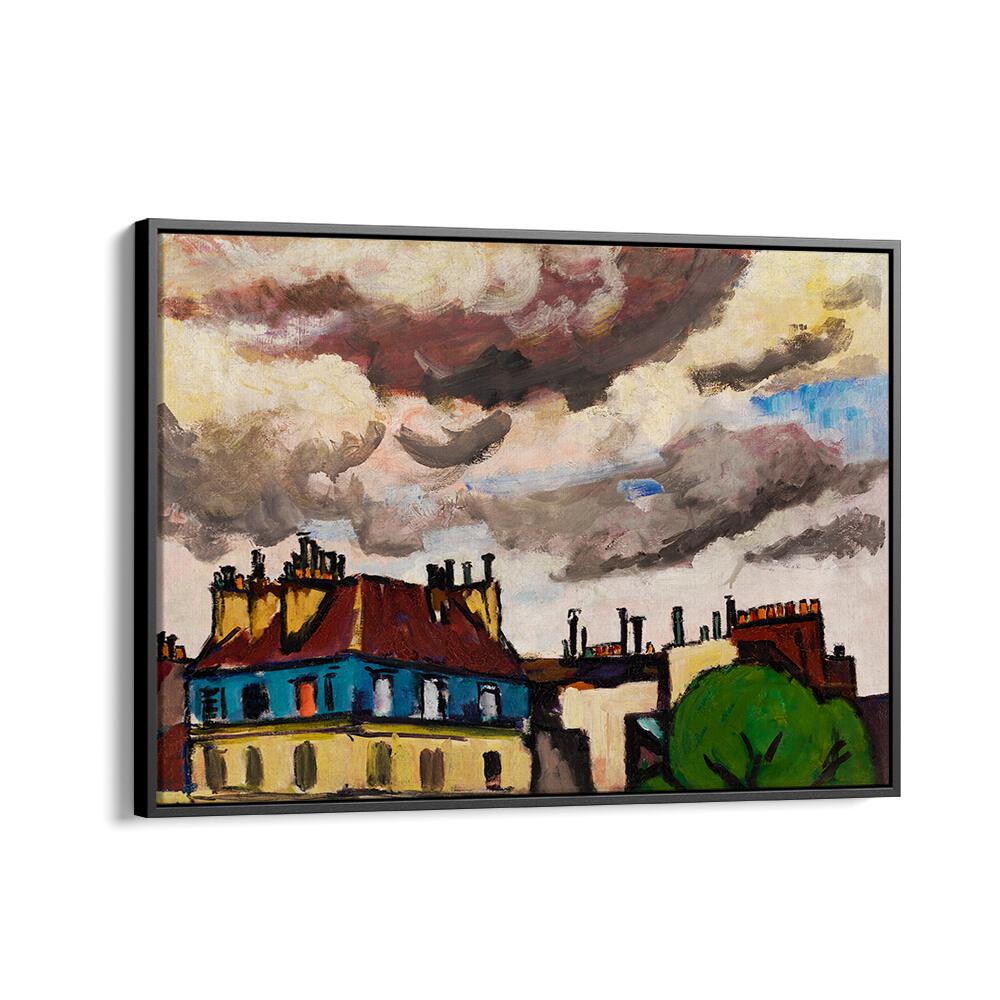 ROOFTOPS AND CLOUDS, PARIS (1910–1912)  , VINTAGE PAINTINGS