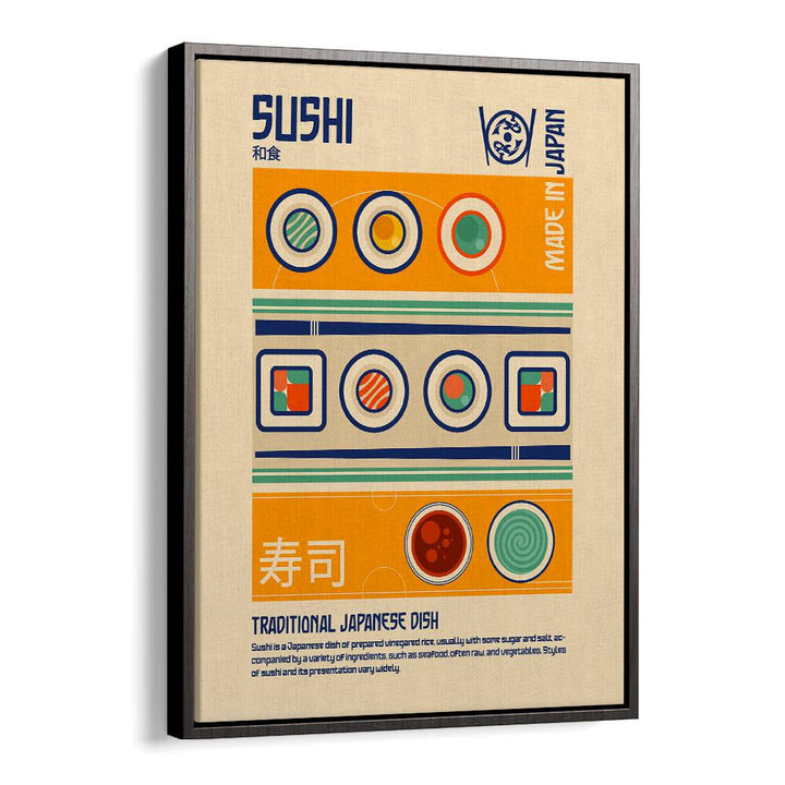 SUSHI, BAR & CAFE ART showcases vibrant designs reflecting culinary creativity and sophistication.