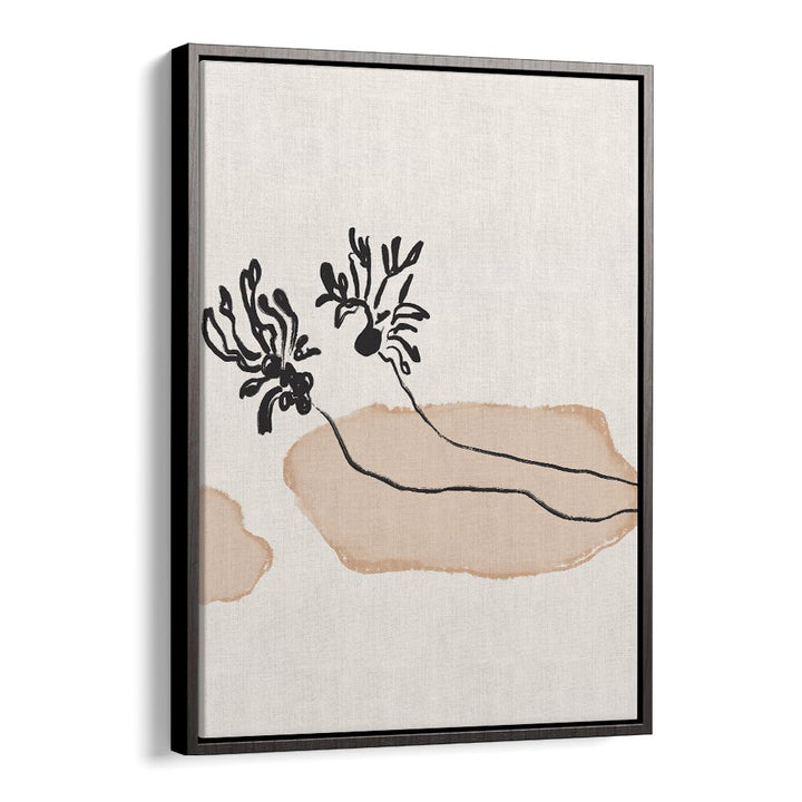 Exquisite LEAVES NO I, FLORAL FLOWER PAINTINGS showcasing delicate floral motifs, perfect for enhancing your space.