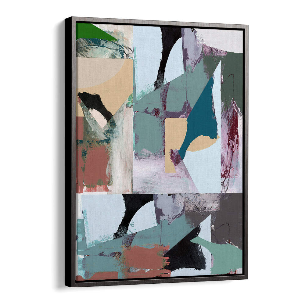 Vibrant ABSTRACT SHAPES XXI painting, a captivating piece of modern art for your space. Perfect for contemporary decor.