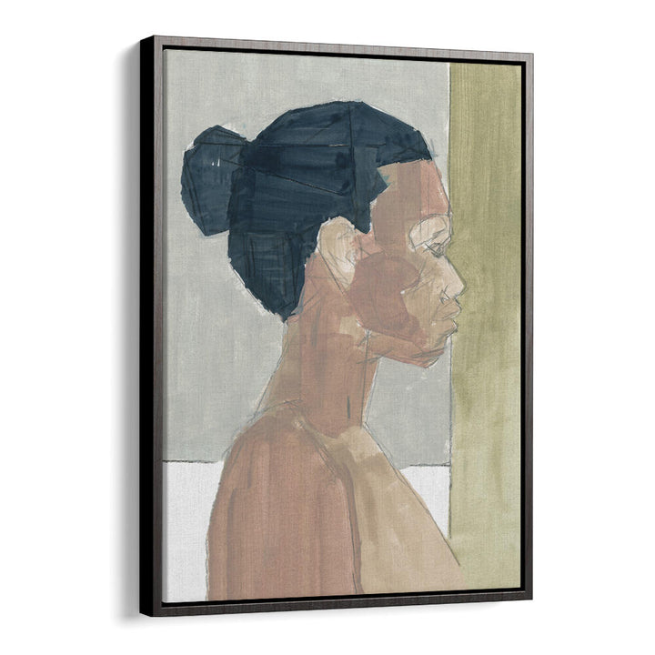 FEMALE PORTRAIT III, PORTRAITS showcases a stunning female profile illustration, highlighting feminine beauty and artistry.