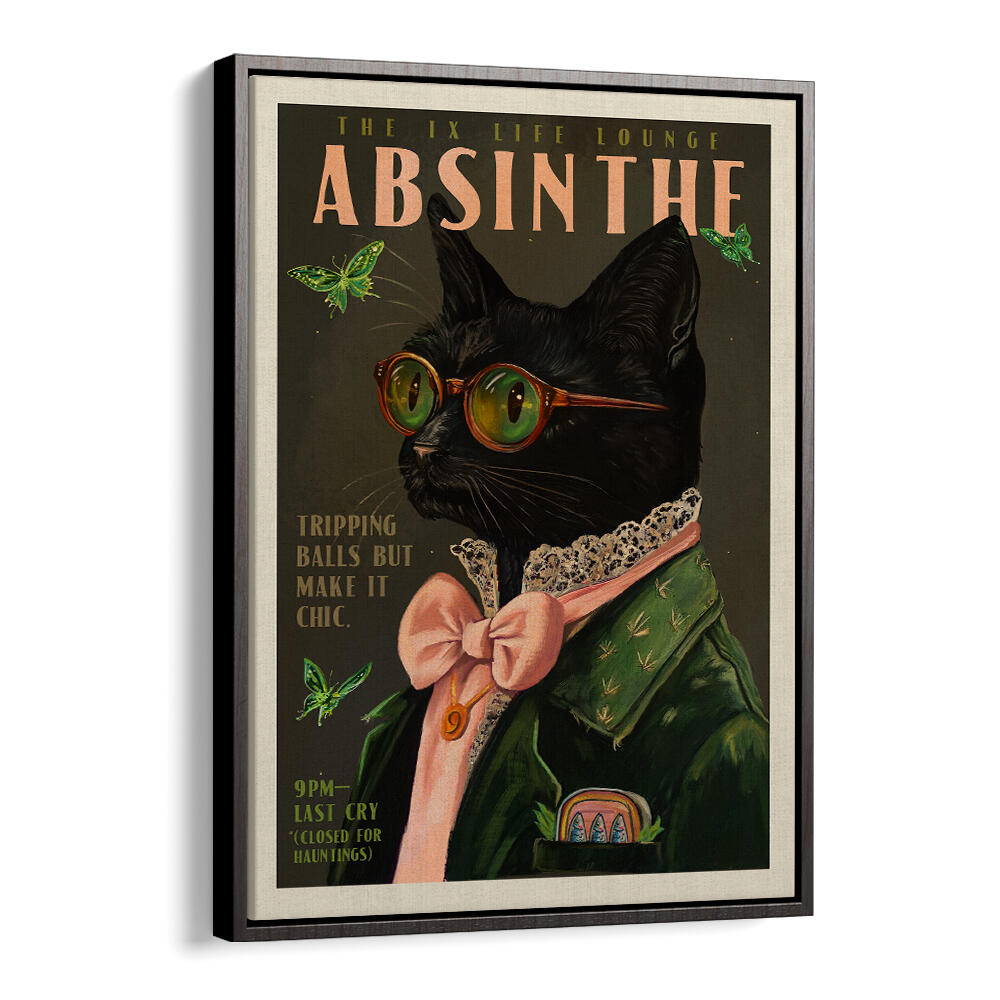 ABSINTHE CAT ALCOHOL , BAR & CAFE ART