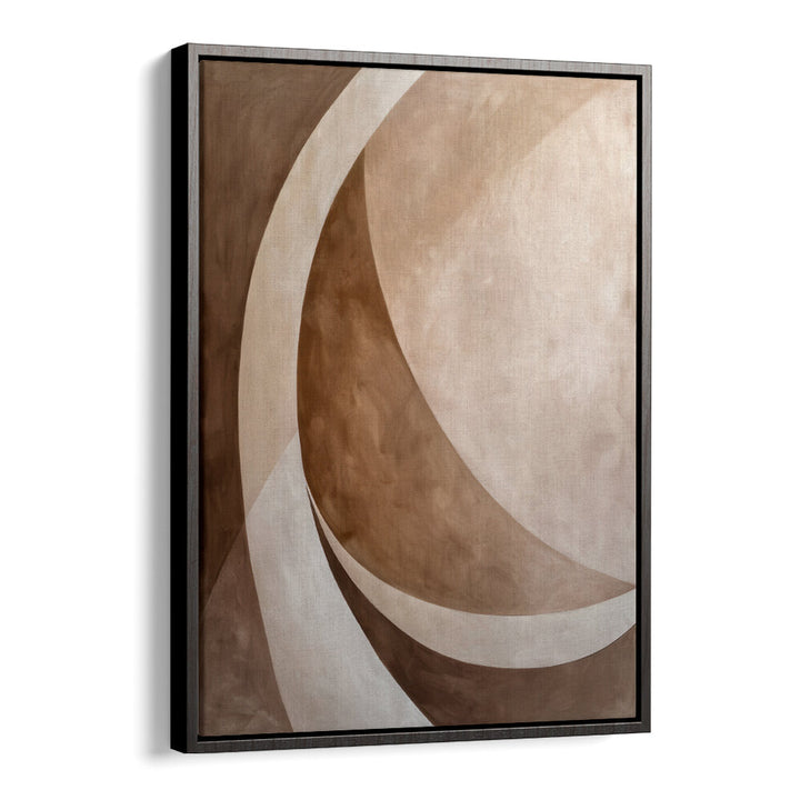 ABSTRACT ART BEIGE BROWN GEO ABSTRACT , ABSTRACT PAINTINGS