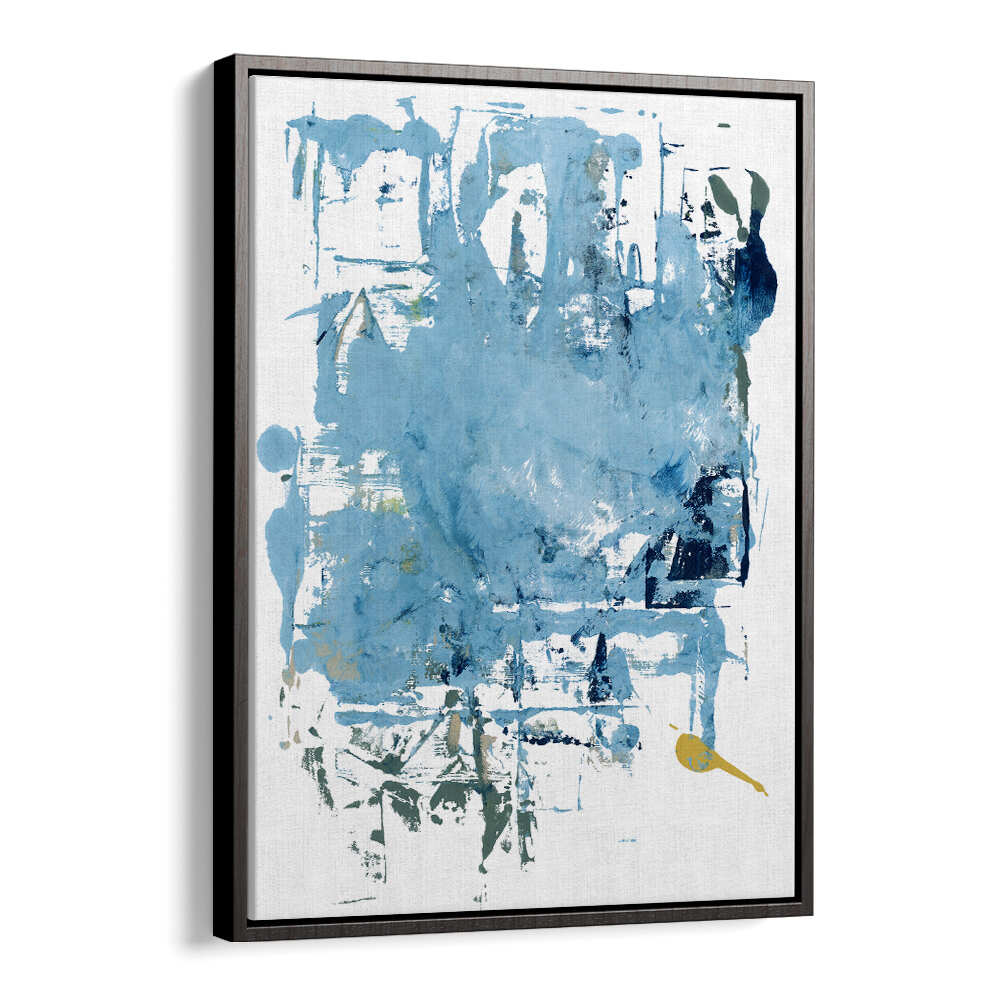 Abstract Blue Scrapes I, abstract paintings, feature vibrant blue tones, perfect for transforming your space with creativity.