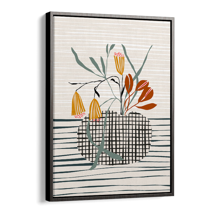ABSTRACT FLORAL STILL LIFE