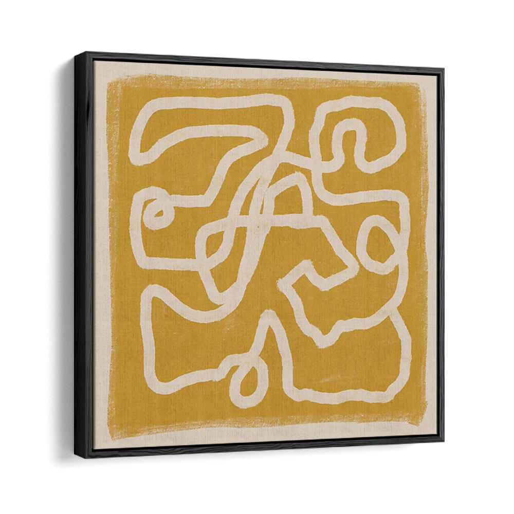 ABSTRACT LINES GOLD , LINE ART PAINTINGS