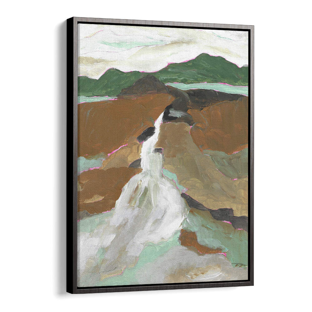 ABSTRACT MOUNTAIN WATERFALL