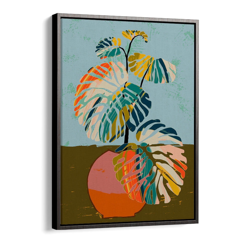 ABSTRACT TROPICAL MONSTERA