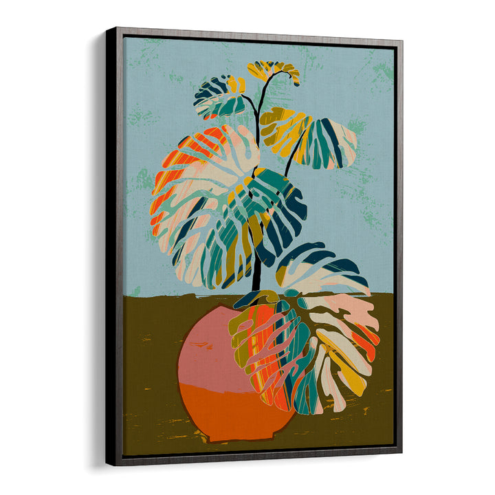ABSTRACT TROPICAL MONSTERA