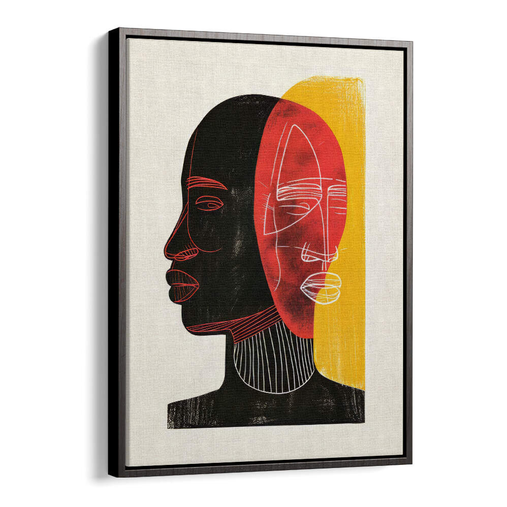 AFRICAN ART SMOOTH III , PORTRAITS & FIGURATIVE ILLUSTRATIONS
