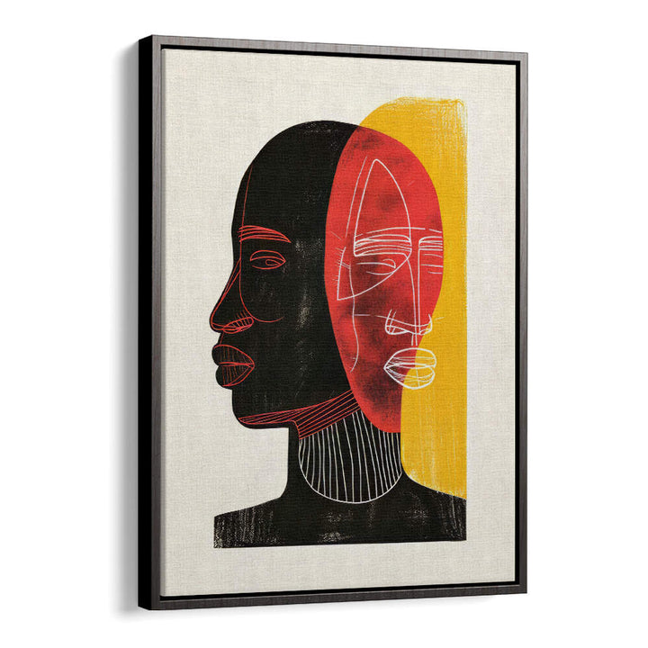 AFRICAN ART SMOOTH III , PORTRAITS & FIGURATIVE ILLUSTRATIONS