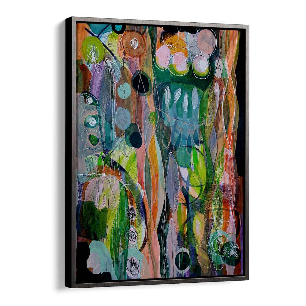 Colorful and vibrant AMAZONIA I, ABSTRACT PAINTINGS bring contemporary elegance to any home decor.