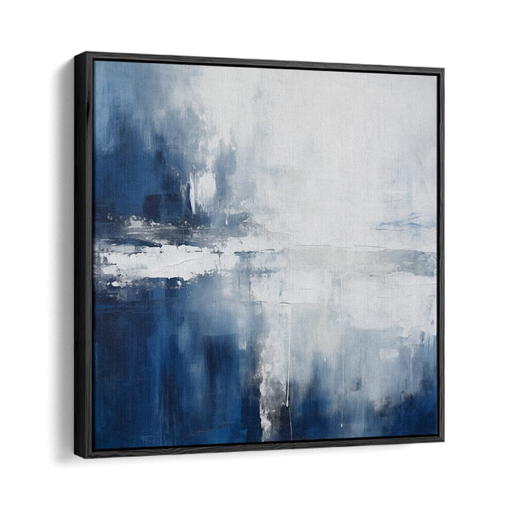 Elegant AQUA DREAMSCAPE, ABSTRACT PAINTINGS featuring soothing blue tones, perfect for modern decor.