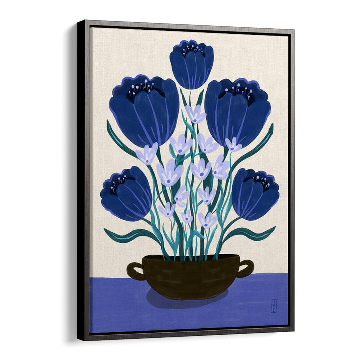 BLUE FLORAL ARRANGEMENT
