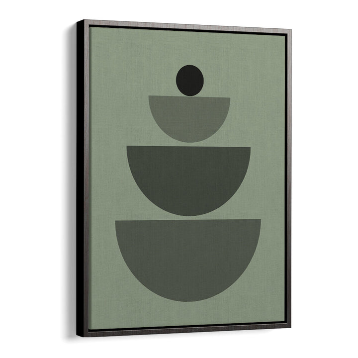 BAUHAUS BOHO SAAGE GREEN IV , BOHO ART PAINTINGS