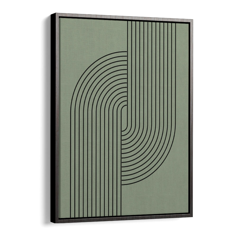 BAUHAUS BOHO SAAGE GREEN V , BOHO ART PAINTINGS