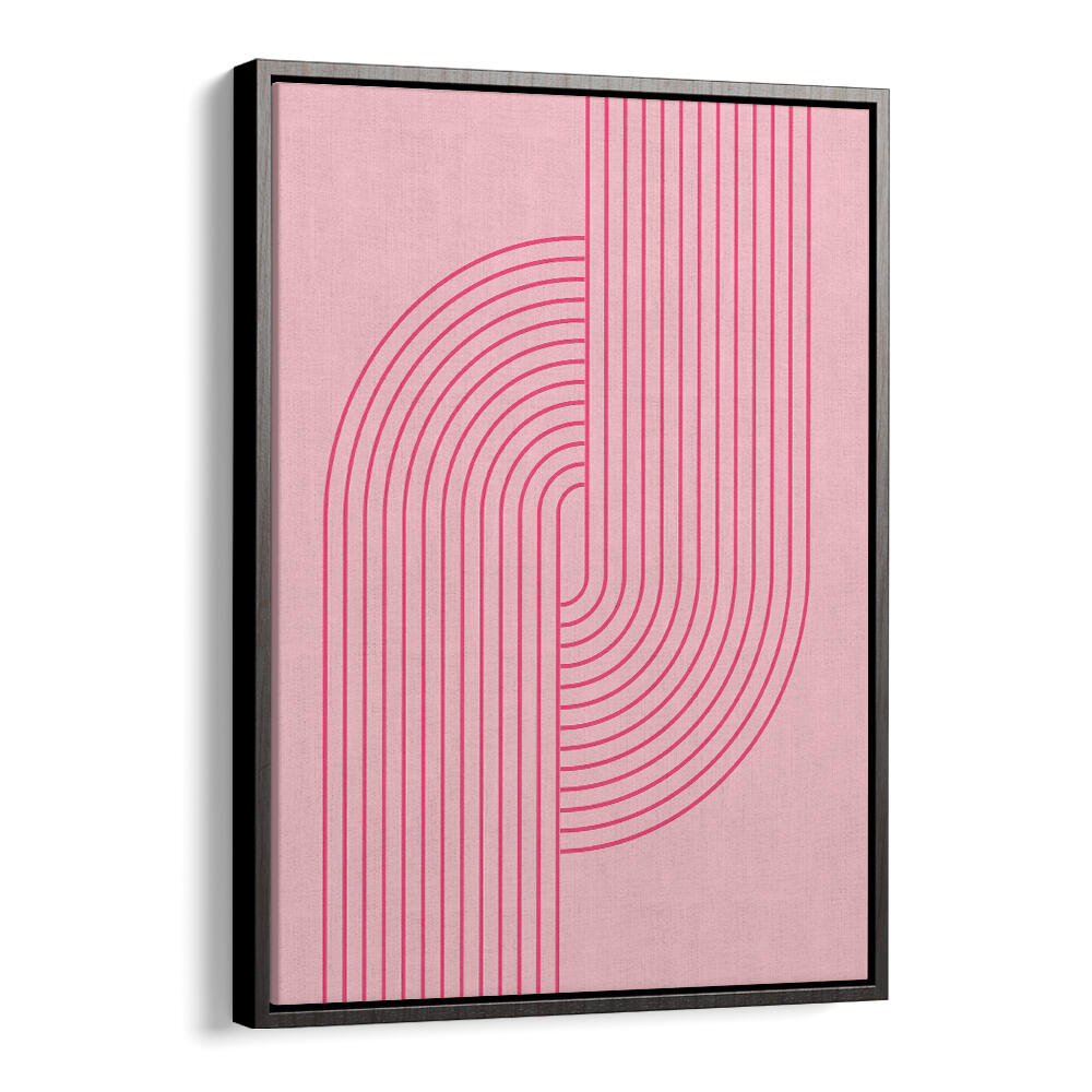 BAUHAUS BOHO PINK V , BOHO ART PAINTINGS