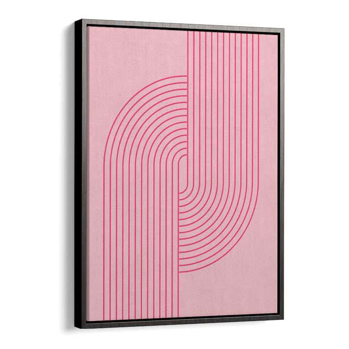 BAUHAUS BOHO PINK V , BOHO ART PAINTINGS