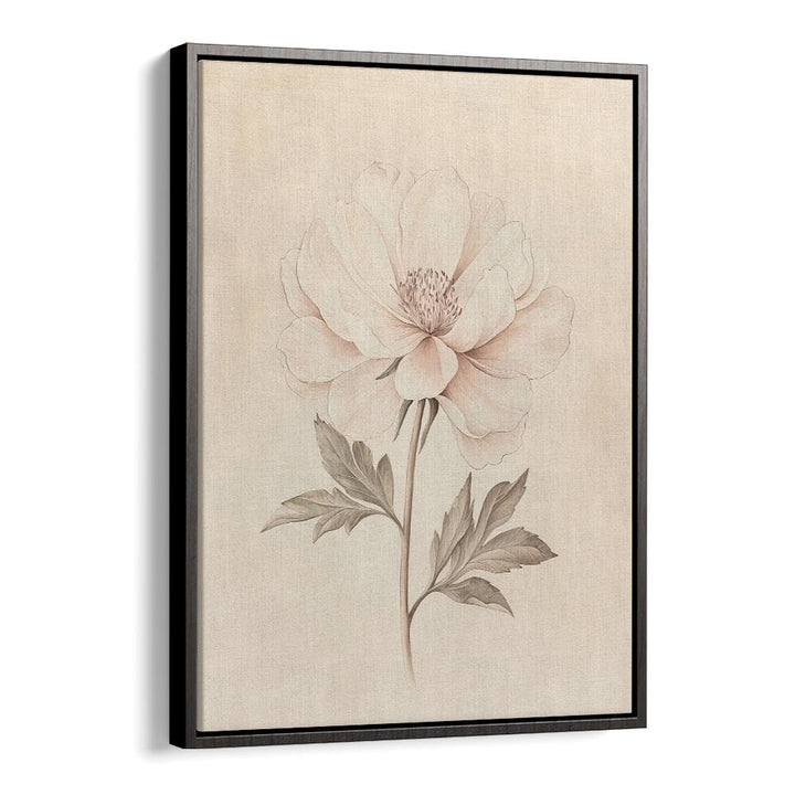 BEIGE FLOWER , FLORAL FLOWER PAINTINGS