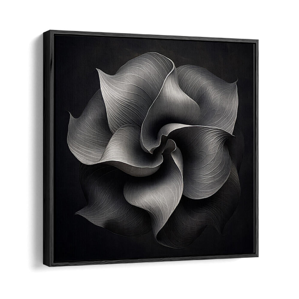 BLACK AND WHITE FLOWER V , ORGANIC FORMS