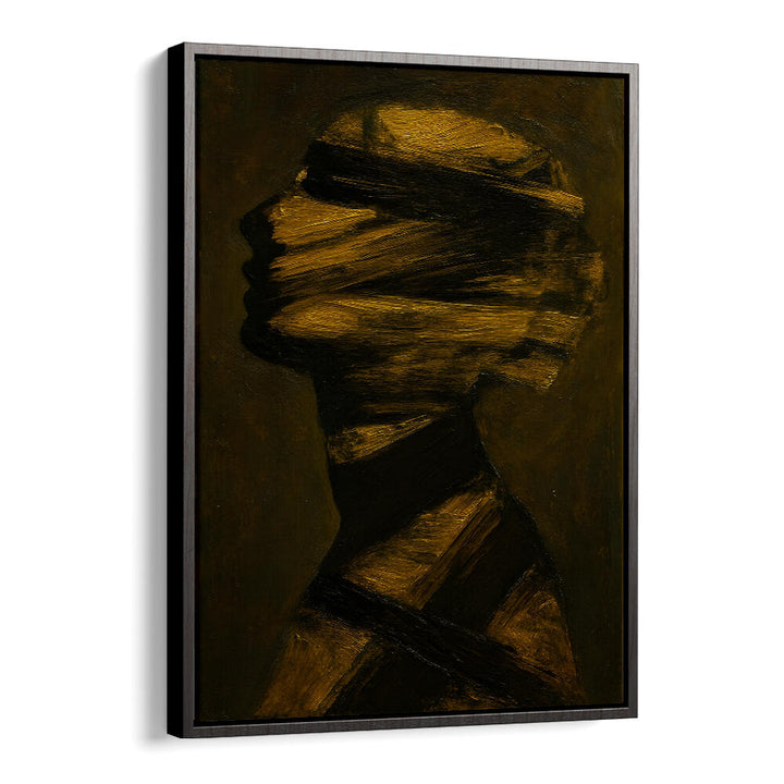 BLINDFOLDED WHISPER , EXPRESSIONISM PAINTINGS