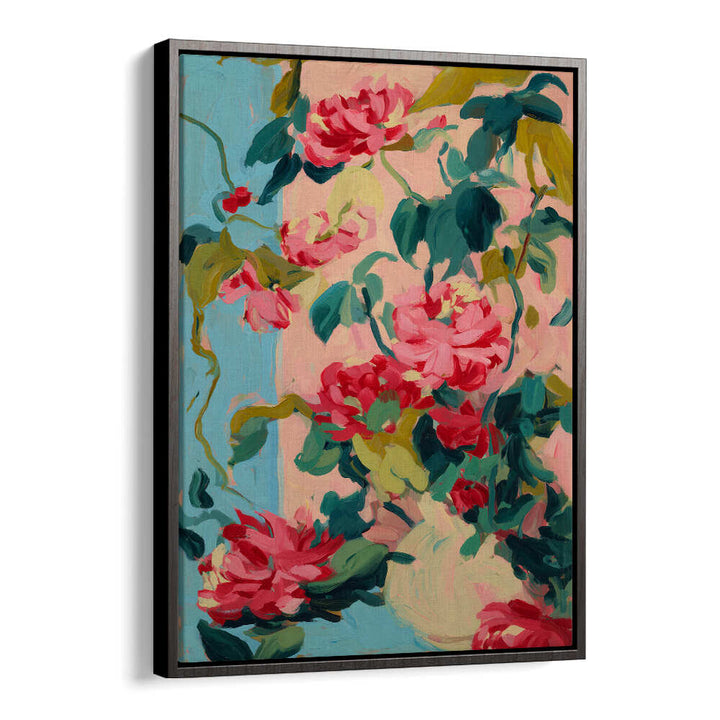 BLOOMING REVERIE I , FLORAL FLOWER PAINTINGS