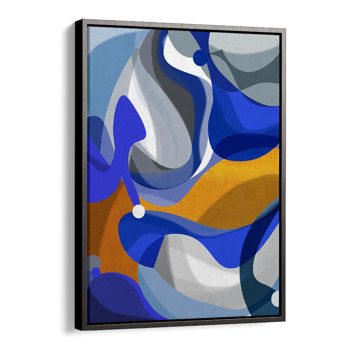 BLUE GOLDEN , ABSTRACT PAINTINGS