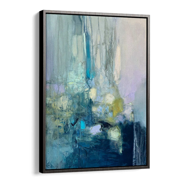 BLUE GREEN ABSTRACT FLOW