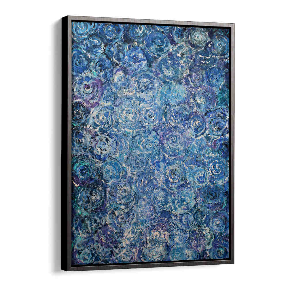 BLUE ROSES , FLORAL FLOWER PAINTINGS