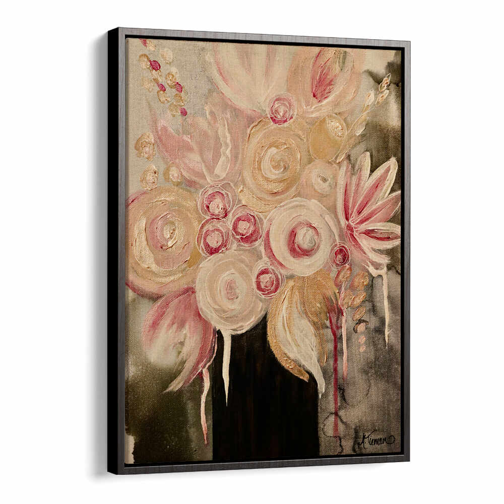 Stunning BLUSH, FLORAL FLOWER PAINTINGS showcasing elegant blooms, perfect for enhancing any room's decor.