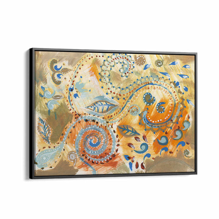BOHEMIAN PATTERN I , BOHO ART PAINTINGS