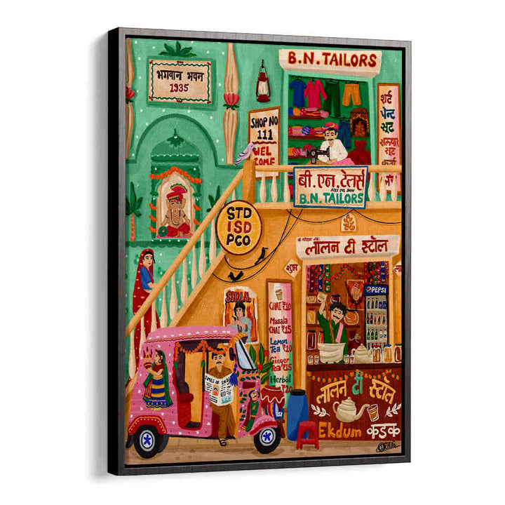 CHAI AND TAILOR , INDIAN ART PAINTINGS