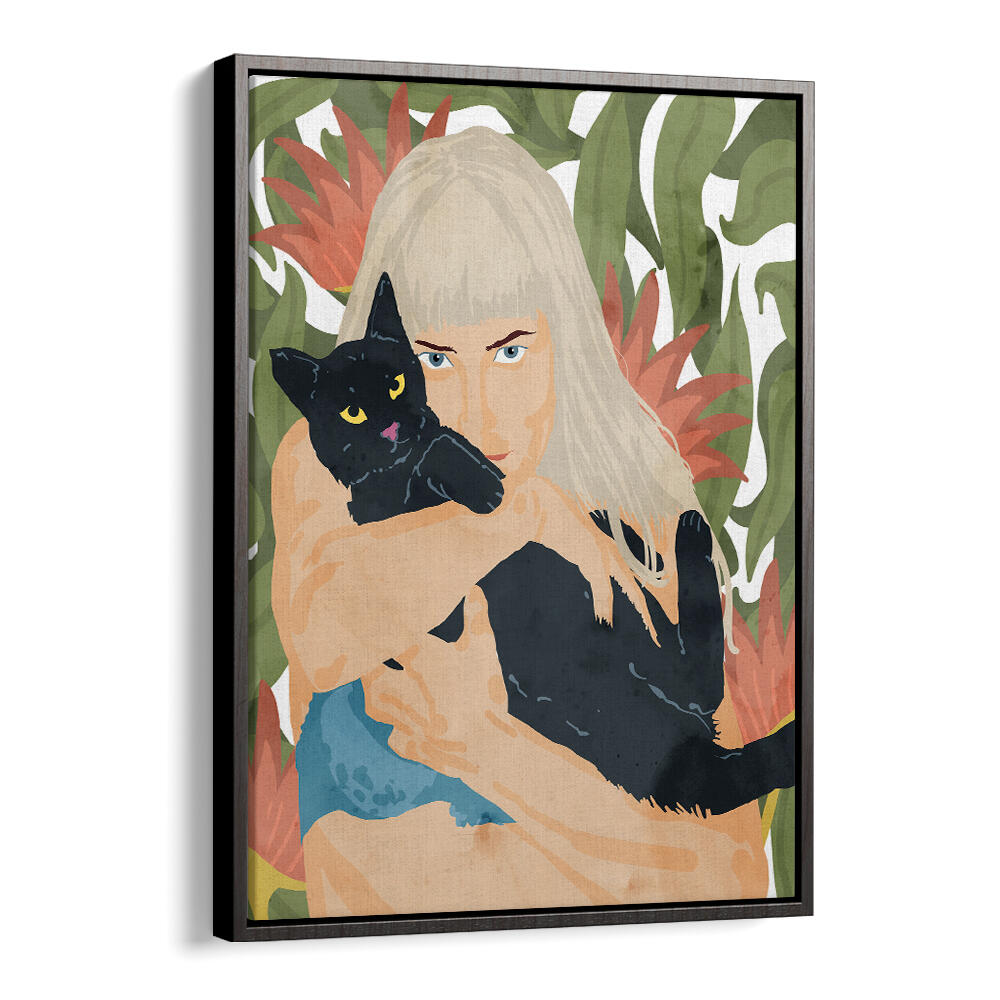 CAT LADY , PORTRAITS & FIGURATIVE ILLUSTRATIONS