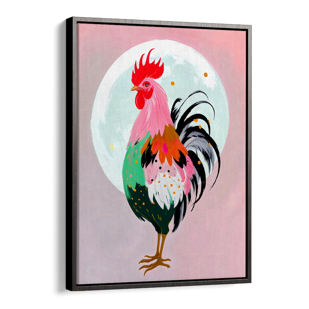 CHARM NEVER HURT A ROOSTER , ANIMAL PAINTINGS